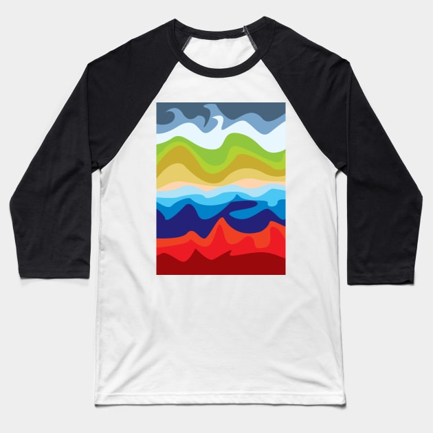 Elements Baseball T-Shirt by infinitymark